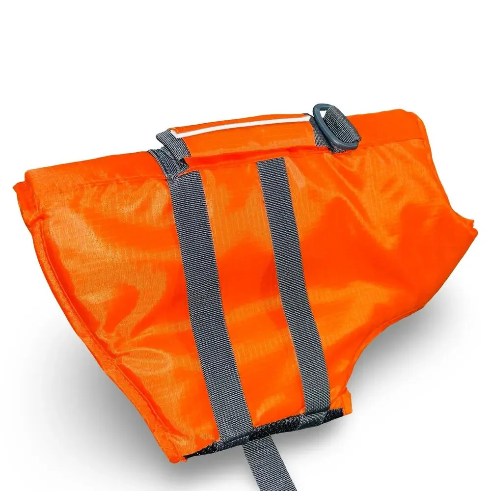 HydroDogz Orange Dog Life Jacket Medium 25-55 lbs Safety Vest Buoyancy Paddler